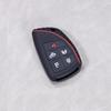 Silicone Car Key Case Cover Honeycomb Pattern Compatible With Buick Envision S Avenir Chevrolet 5 Button Keyless Remote Key Fob