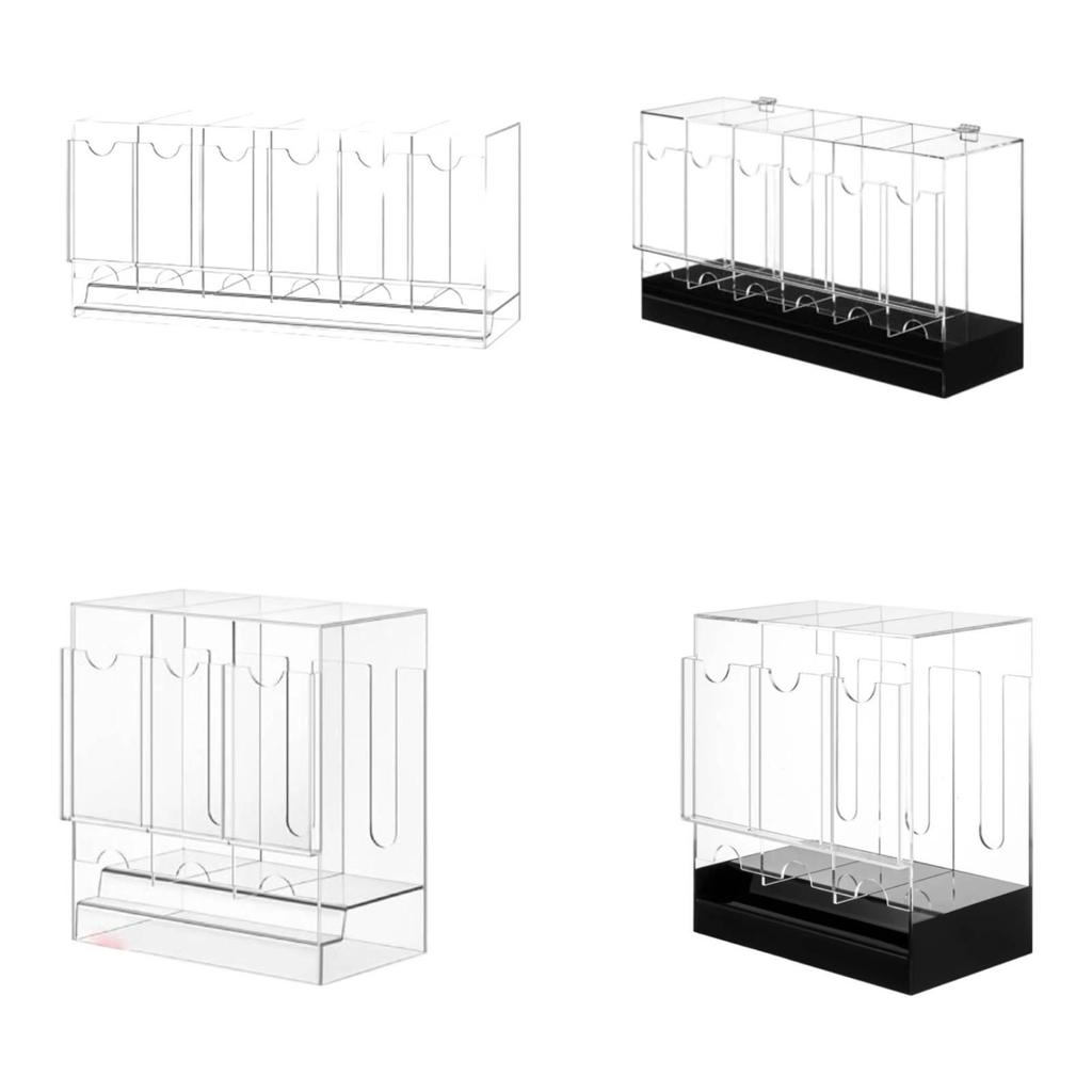 Dispenser Acrylic Protection Practical Storage Tabletop Booster Case for Card Organizer