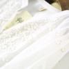 Spring and Summer Ladies's V-neck Long-sleeved Embroidered Three-diMansional Flowers Loose Pullover White Shirt