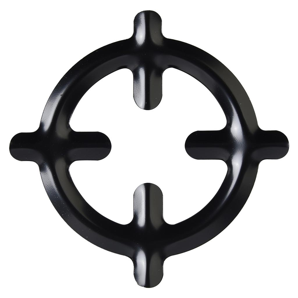 Hold Moka Pot Shelf Regular Circle 16*12.5CM (Approx) 1pc Black Iron