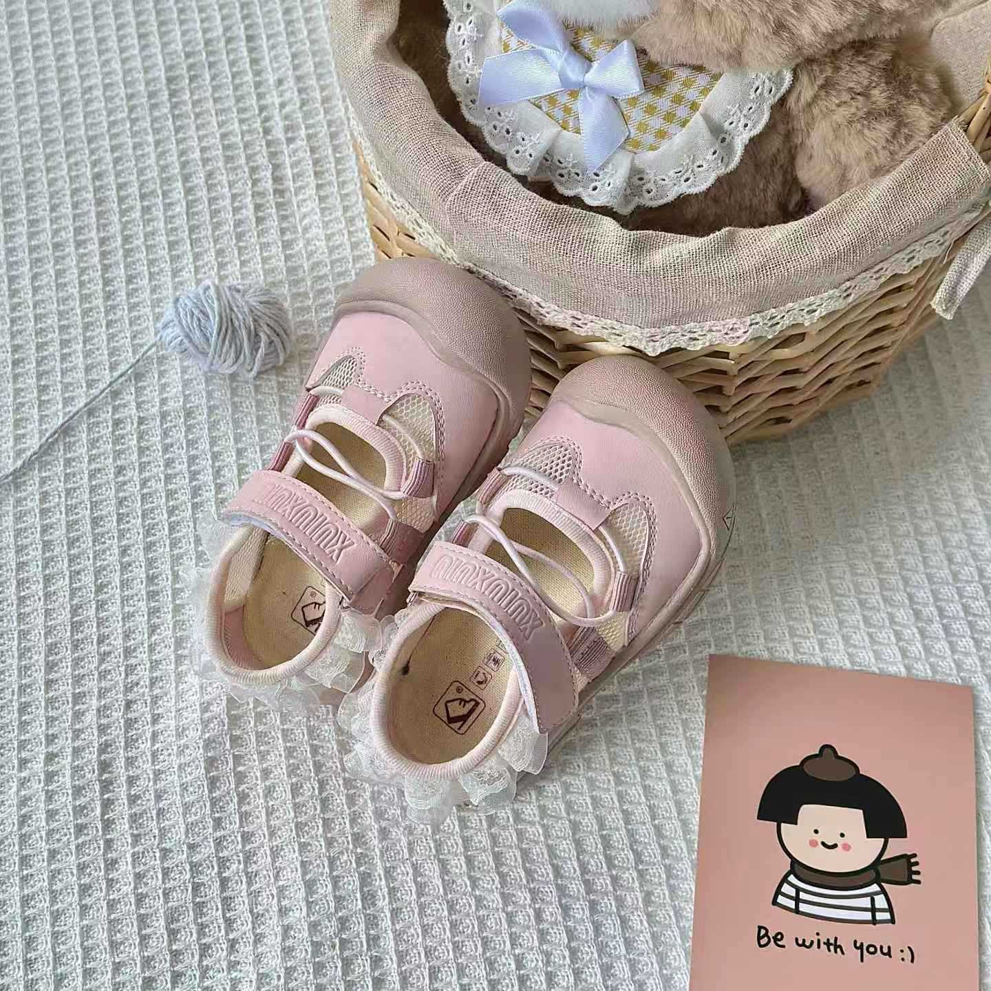 

XSHX Ballet Function Sweet Girls Outdoor Single Net Spring and Summer Breathable Toddler Shoes [Wenzhou Shoes] 18