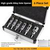 6PCS/10PCS Upgrade Heavy Duty Carbide TCT Carbide Hole Saw Kit Professional Hard Metal Hole Opener