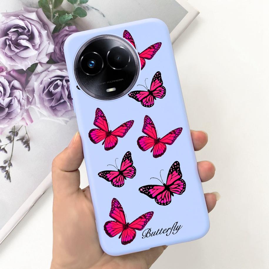 Shockproof Case For Realme 11 5G / Realme 11X Phone Cover Fashion Girls Soft Silicone Funda For Realme11 11 X 2023 RMX3785 Coque