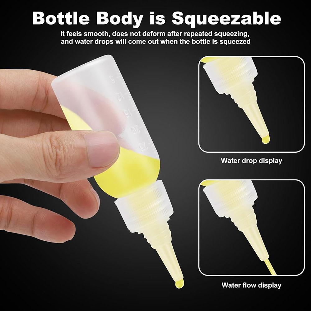 Paint Bottle,Airbrush Paint Bottles Jars Plastic Containers 1oz/30ml of Acrylic Storage Mixing with Ball Jar Bottle Mixer Empty
