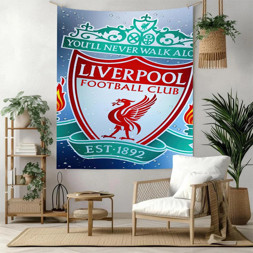 Liverpool Football Club Nástěnná dekorace Gobelín Umění pro památku mazlíčka Narozeniny Svatba Pozadí pro párty Rodinný dárek