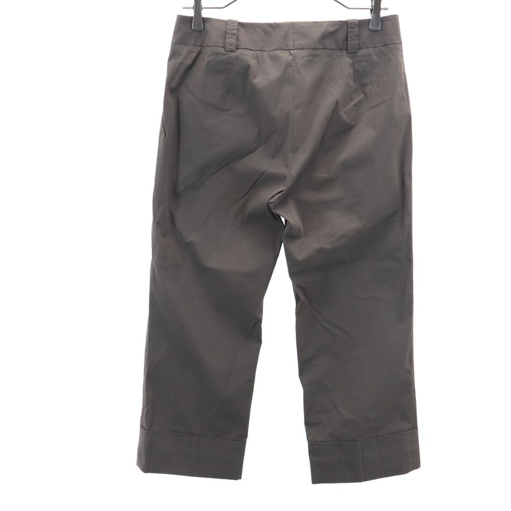 Jil Sander Made In Italy Cropped Pants 36 Brown Women Used