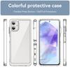 Etui Pokrowiec na Samsung A06 Samsung Galaxy A06 Capas Nowy Wstrząsoodporny Bumper na Telefon Przezroczysta Kolorowa Ramka Przezroczysty Samsung A06 A 06