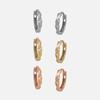 14k slim twist one touch earrings (1pair)