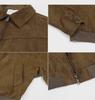 Men's Retro Suede Motorcycle Jacket - Autumn/Winter Lapel Flight Style