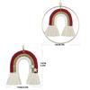 Macrame Rainbow Wall Hanging For Kids Room Decor Christmas Ornament Wall Hanging