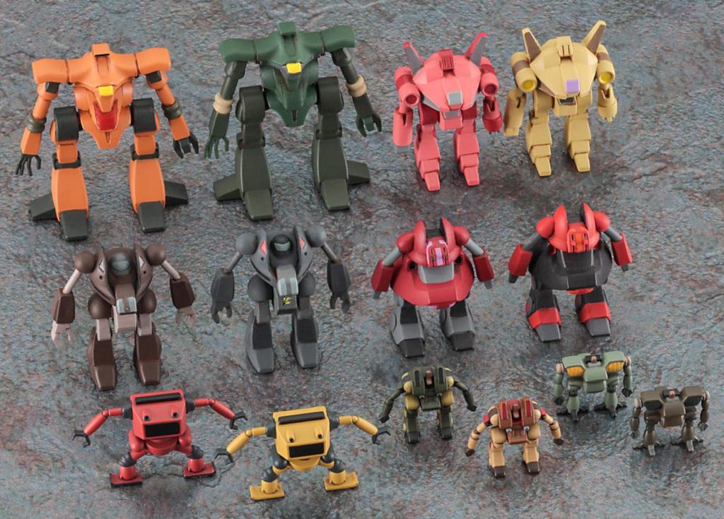 Hasegawa Creator Works Combat Mecha Xabungle Greta Gully scale plastic model 64810 1/500 color-coded