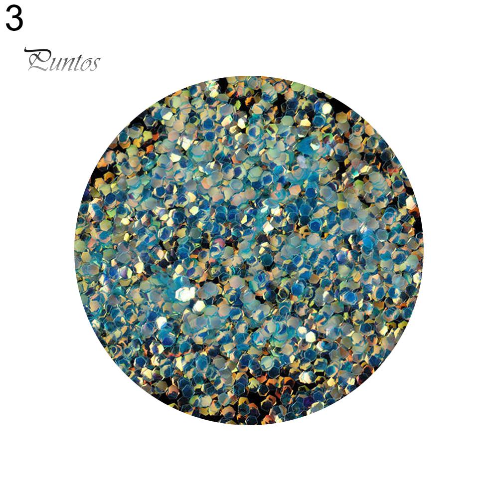 Puntos Nail Art UV Gel Acrylic Glitter Scale Tips Sequins Manicure DIY Decoration Tool