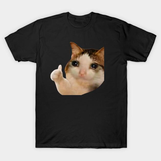

Men Black Print T-shirt Cat No-Cut Transfer Paper Print Cotton Tshirt S чорний