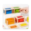 Baby Montessori Color Shape Sorting Toys Wooden Fine Motor Training Sensory Coin Box Magnetic Matching Games Educational Toys