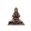 Hanuman Ji Idol, Meditating Statue Strength God Bajrang Bali Sculpture, Brass