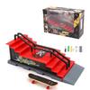 Finger Skateboard Indoor Sports Model - Creative Novelty Scene Props Assembly Toy.