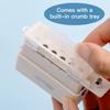 KW-TRIO Mini Portable Multi-Color Punch Hole Binder Punch 6-Hole Punch Multi-Functional Study Organizer Hole Punch