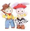 Teddy Bear Mail Order Alice Gelatoni & StellaLou Clothes Dress-Up Costume Toy Story Woody & Jessie (No Body) Small Size (Pair of 2)
