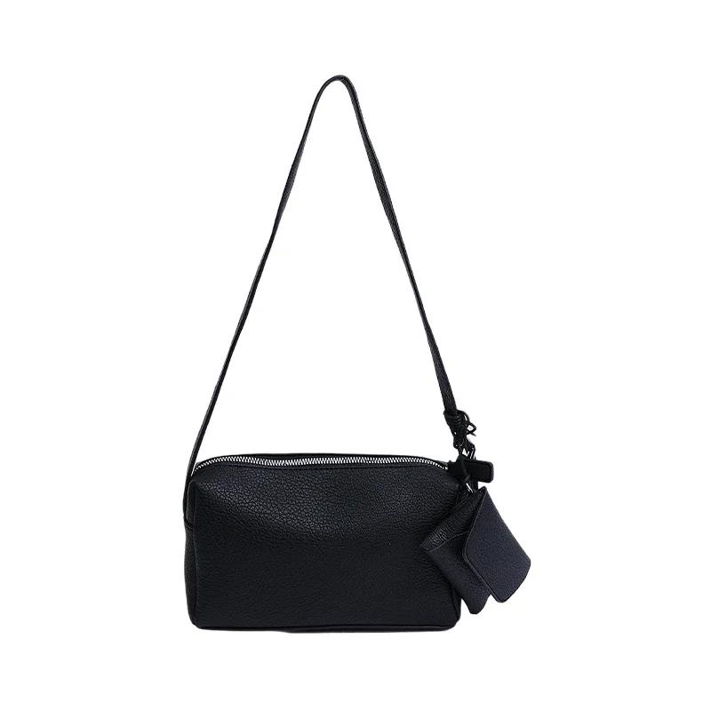 Fashion Solid PU Classic Style Square Shoulder Bag 2026 New Large Capacity Crossbody Bags High Quality Simple Women's Armpit Bag