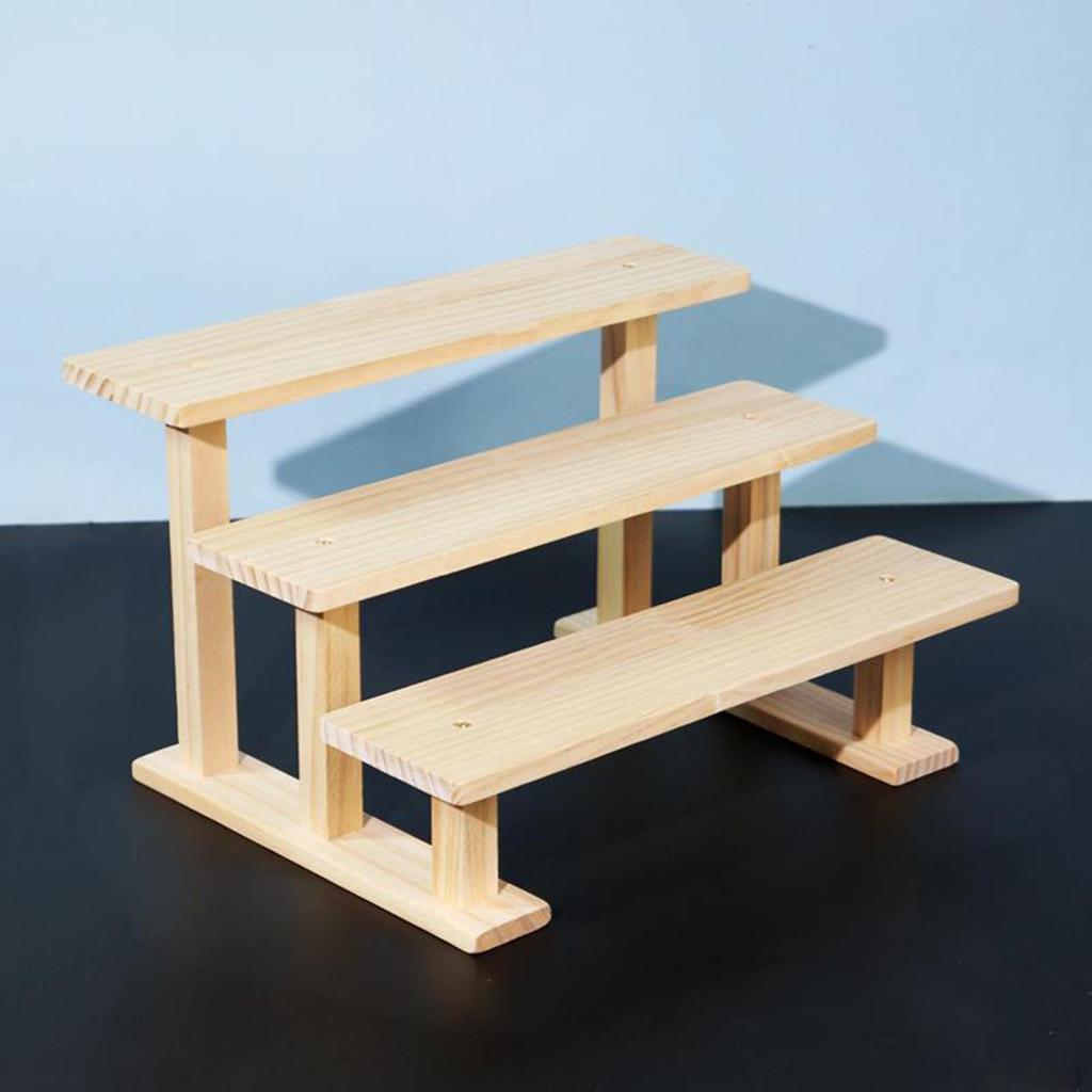 Figure Display Riser Perfume Organizer Storage Rack for Mini Figurines Desserts Show