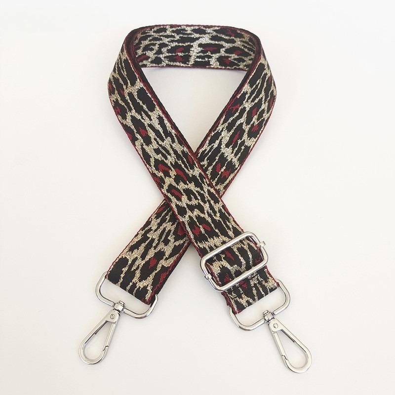 New Color Leopard Print Luggage Accessories Strap Adjustable Shoulder Crossbody Women's Bag Versatile Long Strap Broadband