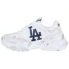 New MLB Big Ball Chunky LA Dodgers Slip Resistant, Abrasion Resistant, Lightweight Low Top Chunky Sneakers Women's White 32SHC7011-07W