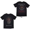 T-shirt Megadeth: Youthanasia Tournée Nord-Américaine 1995 (Noir) (Retour Imprimer) OFFI