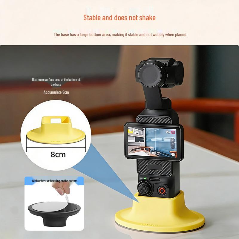 DJI Pocket 3/4 Silicone Camera Holder: Non-slip Base for OSMO Accessories