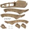 BMW 5 F10 F11 09-17 Set of Interior Door Handles Front and Rear 7 Pcs. SET BEIGE