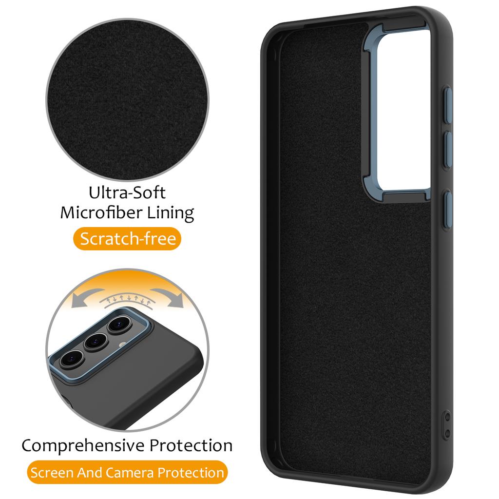 For Samsung Galaxy S25/S24 Magnetic Case Rotating Ring Kickstand TPU + PC Phone Back Cover