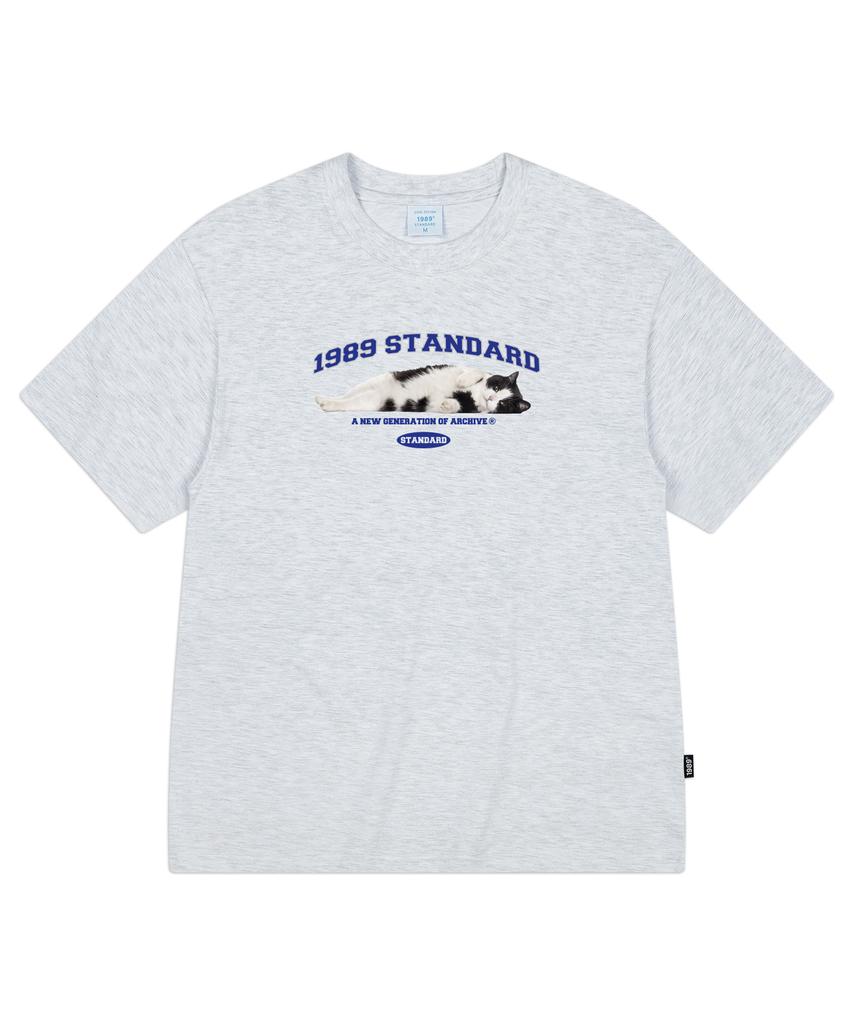 1989STANDARD Arch Charming Cat Cool Cotton Oversized Short Sleeve (Sisstd-0040)