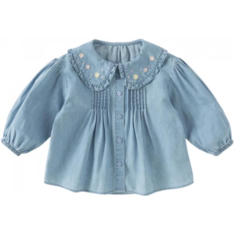 DAVE & BELLA Girls  Cotton Denim Shirt 130cm