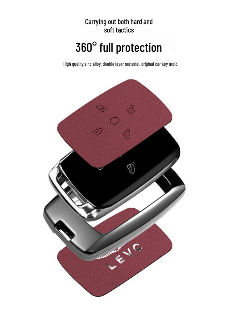 Key Cover for LEVC Geely Yizhen L380: High-End Remote Control Protective Case