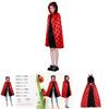Game Theme Adult Ladybug Cape Cosplay Costume With Polyester Fabric For Halloween Parties