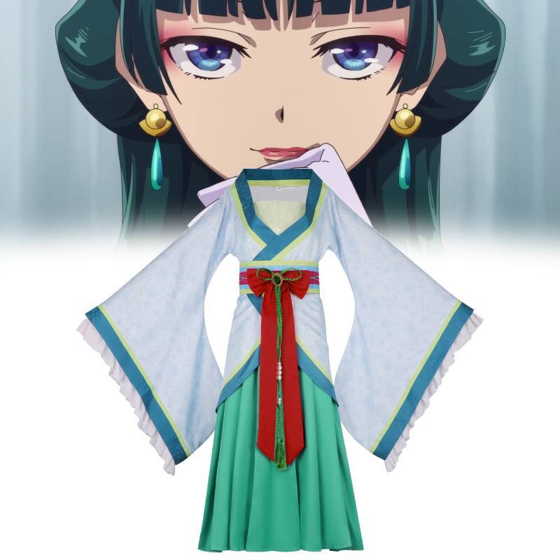 The Apothecary Diaries Cosplay Costume For Women With Traditional Embroidery For Anime Role Play