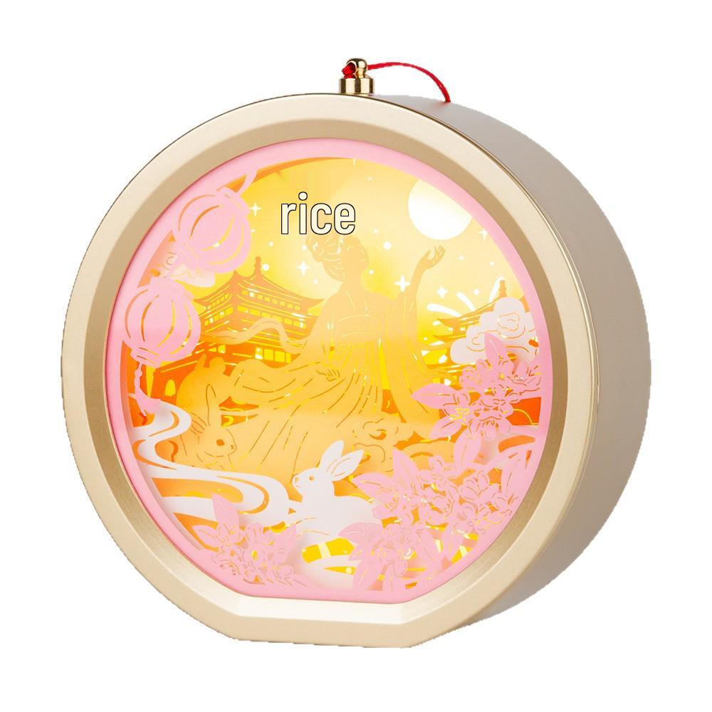 Mid-Autumn Festival 3D Paper-Cut Lanterns: City Landmarks & Palace Museum Themes, Customizable