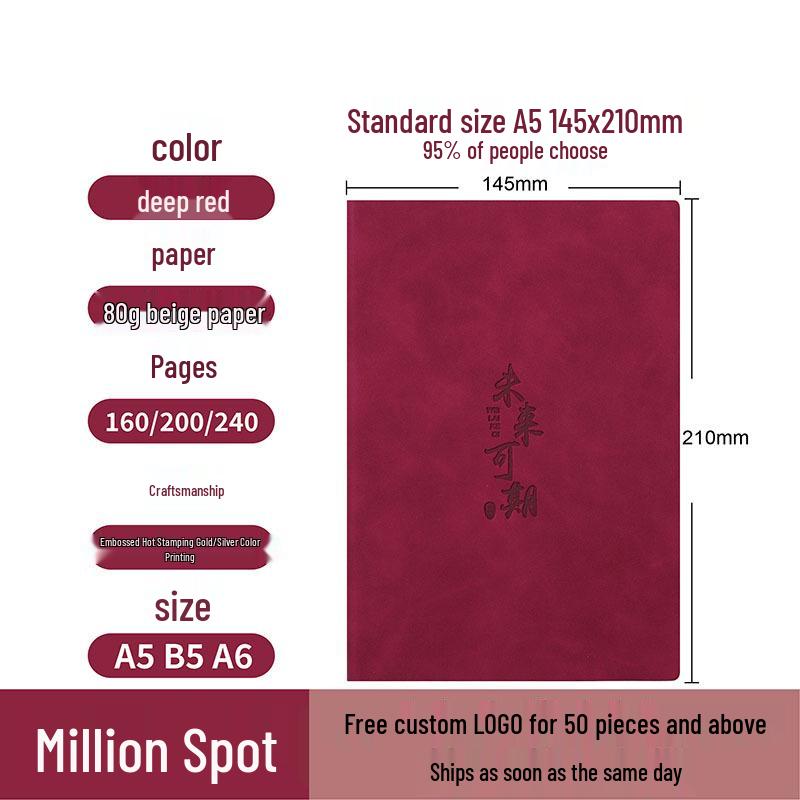 A5 Custom Logo Student Planner: Creative Thick Notebook & Diary Set
