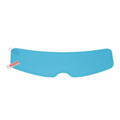 Visera para casco de motocicleta de 24,5 cm con película impermeable y antivaho, universal para ciclismo