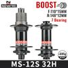 2025 Novatec Bicycle Hub D041SB-B15 D042SB-B12 BOOST Bearing Hub 8/9/10/11/12 Speed Mountain Bike Hub 32H 110*15 148*12MM 32Hole