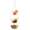 Multifunction 3 Tier Removable Hanging Fruit Baskets Vegetable Storage Organizer for Kitchen Garden