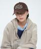 Yunibeoseugameonteu Universe Lettering Washed Ball Cap_Brown