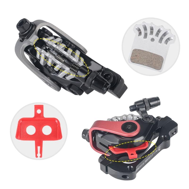 Bike Disc Caliper Front and Rear Disc Brakes Set Aluminium Alloy Bicycles Accessory For Most Mountain Bike, Folding-bike