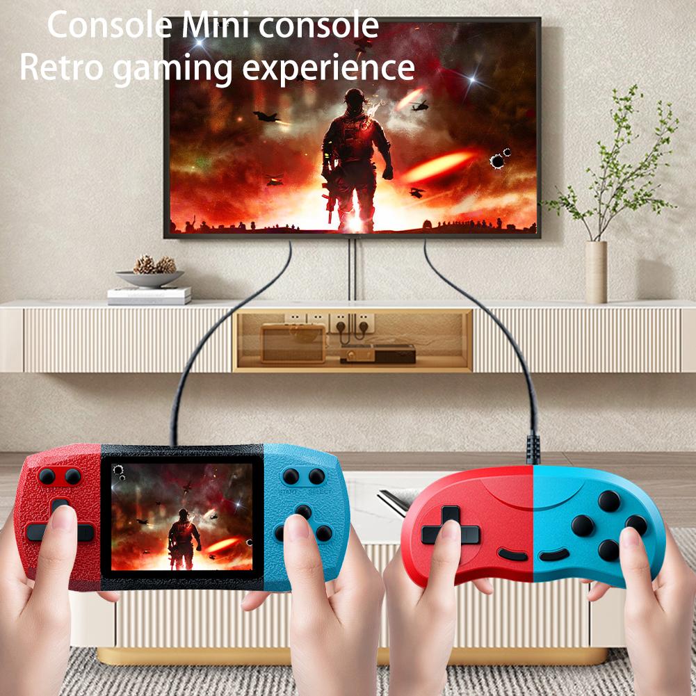 Mini Arcade Electronic Toy for Boys Girls with USB Rechargeable Battery with 620+ Preloaded HD Classic Games 2.4'' Large Screen