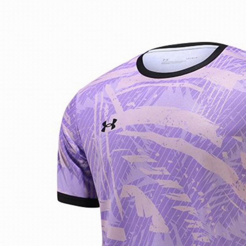 Under Armour Outdoor Sports Series Training Running Fitness Quick-Dry Loose Short Sleeve T-Shirt Men Tops Purple 25500516-647