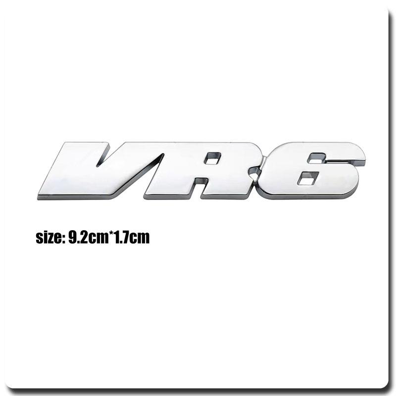 Autocollants Emblèmes Badges Logo Lettres VR6 Métal 3D Pour Polo Golf Jetta Passat B6 Magotan Accessoires Voiture