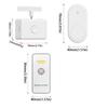Type-C Rechargeable Wireless Control Light Switch Wireless Control Intelligent Design RF Version Switch Automatic Operation
