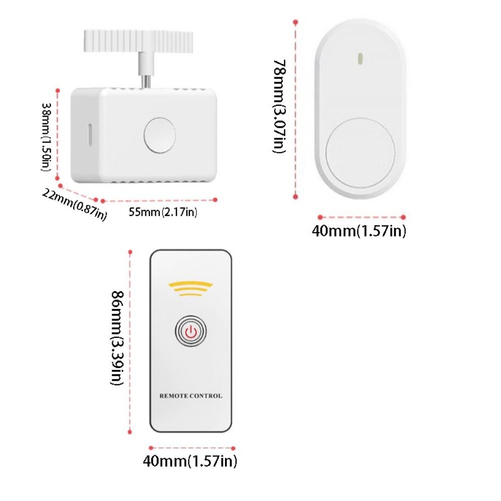 Type-C Rechargeable Wireless Control Light Switch Wireless Control Intelligent Design RF Version Switch Automatic Operation