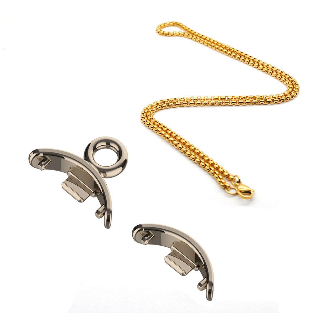 

Pendant Necklace For Xiaomi Miband 9 Watch Neck Decoration Strap Mi band 8 Stainless Steel Metal Buckle Smart Watch Accessory xiaomi band 8