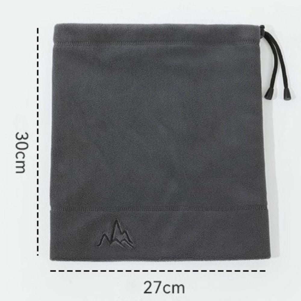 Neck Warmer Bandana Face Cover Thermal Tube Scarf Cold-proof Half Face Cover  Winter