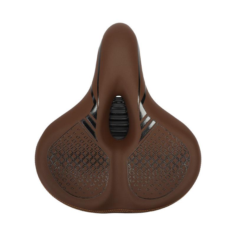MTB Bike Bicycle Rainproof Road Cycling Seat Comfortable Soft ABS Sponge Saddle Rail with Hollow Breathable Design Casual Style